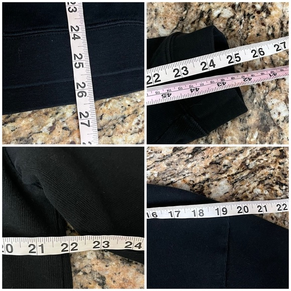 Cutter & Buck Men's Sweater Black Pima Cotton Goth Grunge Moto Biker Preppy L - Picture 5 of 9